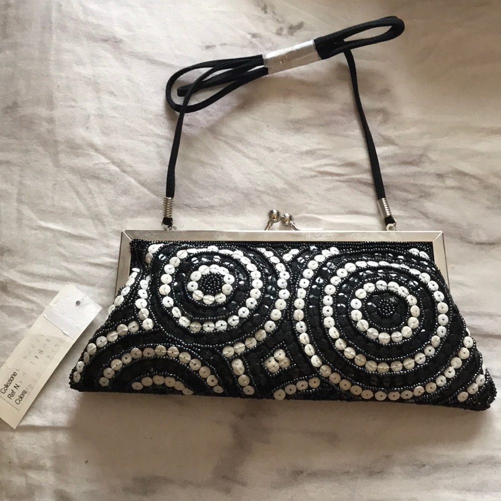 sequined purse